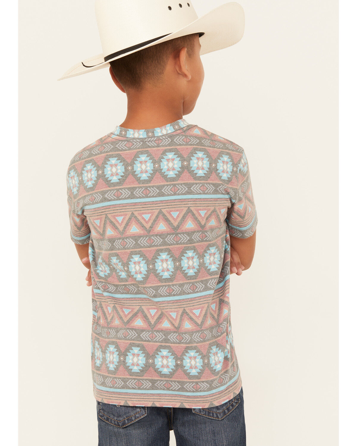 Image #4 - Rock & Roll Denim Boys' Southwestern Print Short Sleeve T-Shirt, , hi-res