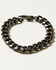Image #1 - M & F Western Men's Gun Metal Silver Strike Chain Link Bracelet, Silver, hi-res