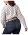 Image #2 - Ariat Women's Kirby USA Print Button-Down Long Sleeve Stretch Western Shirt - Plus, White, hi-res
