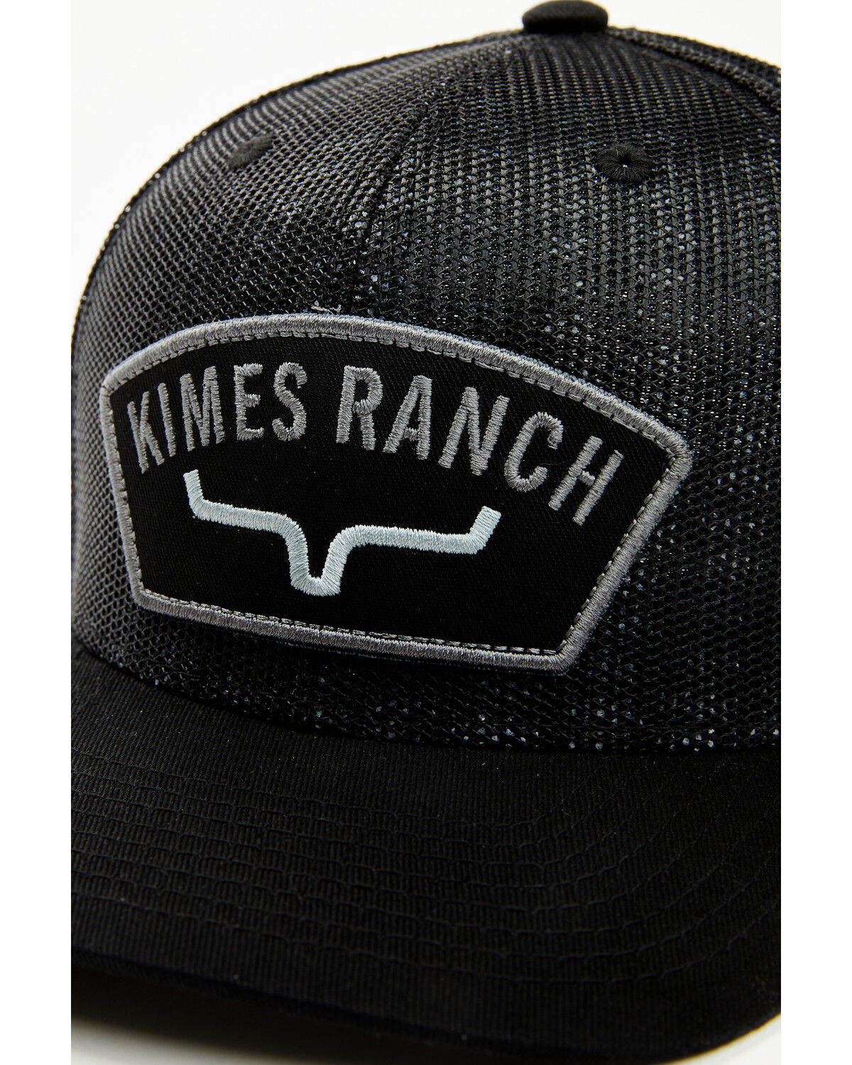 Image #2 - Kimes Ranch Men's Maverick All Mesh Ball Cap, Black, hi-res