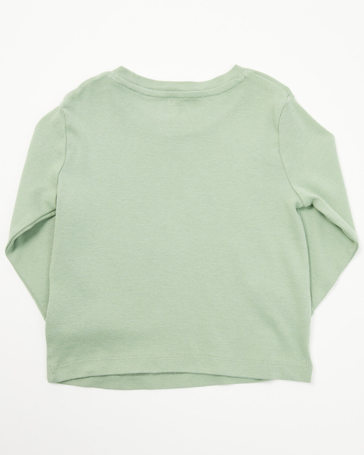 Image #3 - Wrangler Toddler Girls' Horse Logo Long Sleeve Graphic Shirt, Green, hi-res