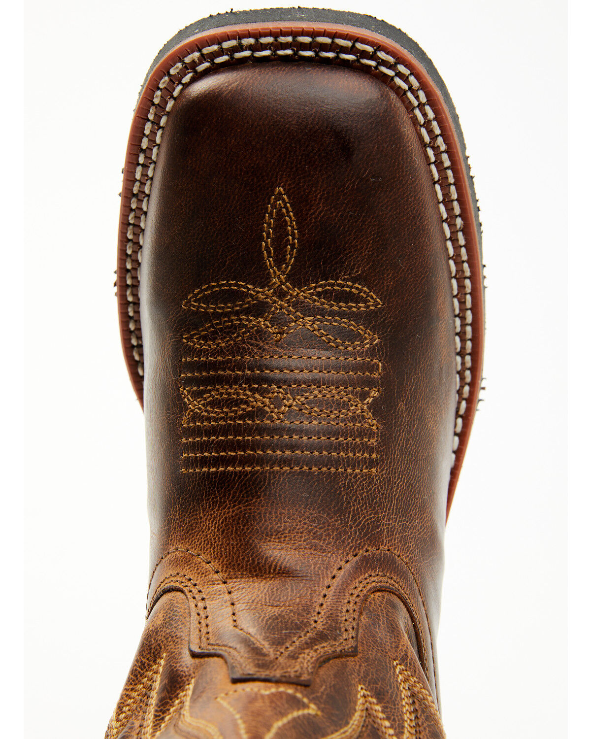 Image #6 - Laredo Women's Anita Western Performance Boots - Broad Square Toe, Tan, hi-res