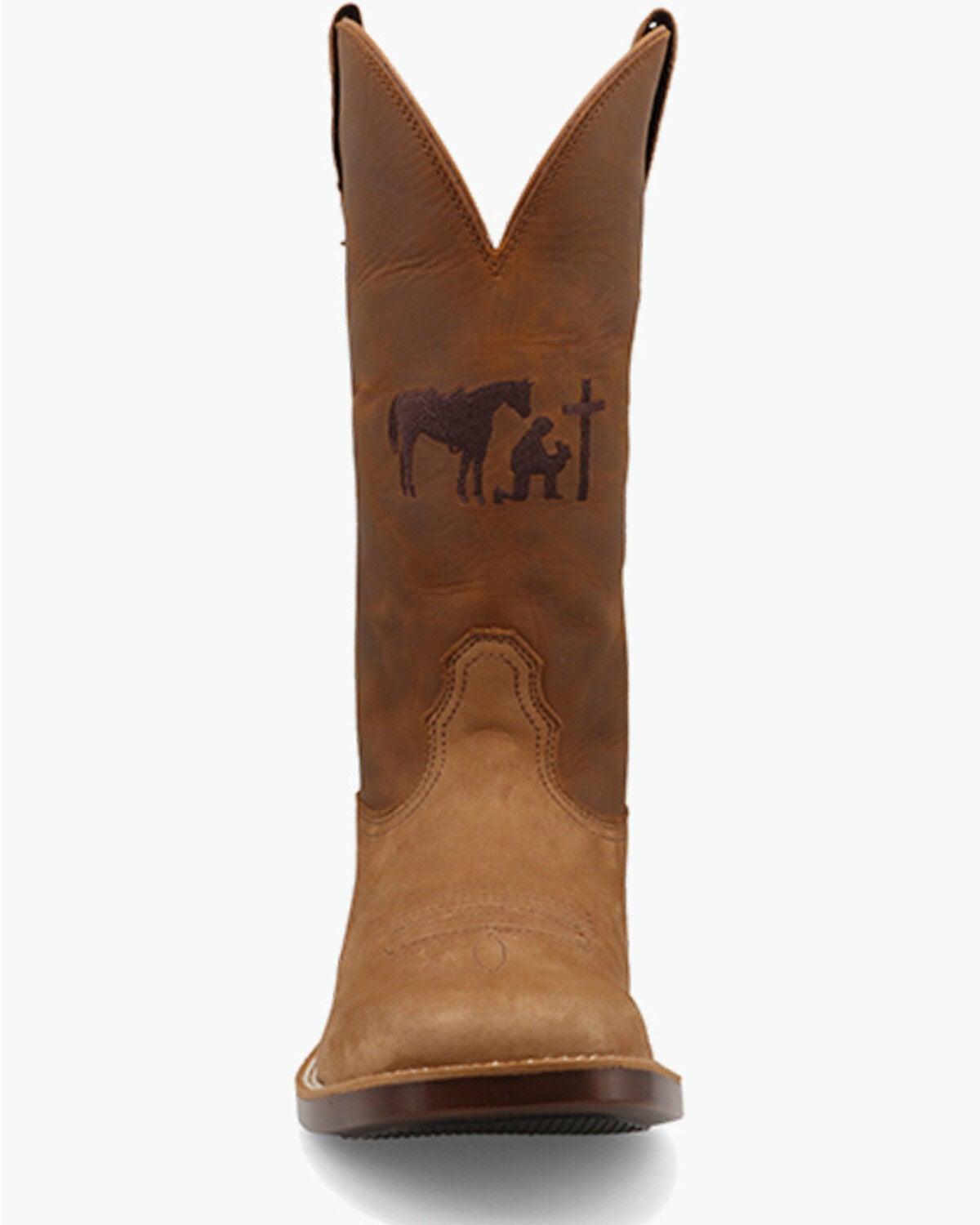 Image #4 - Twisted X Men's Top Hand Performance Western Boots - Broad Square Toe, Camel, hi-res