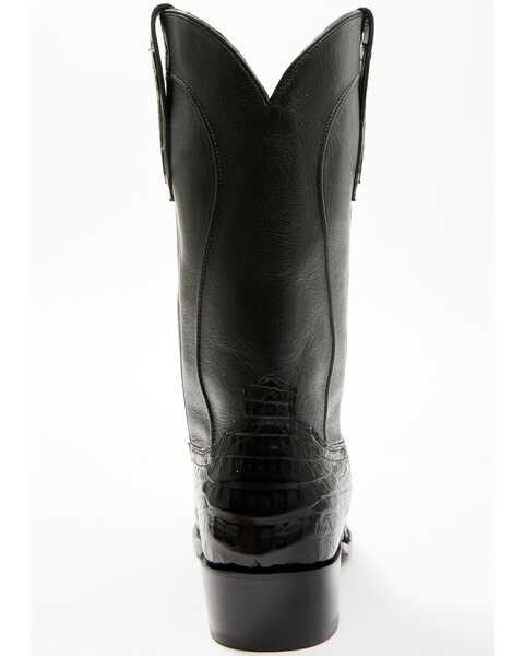 Image #5 - Cody James Black 1978® Men's Chapman Exotic Caiman Belly Western Boots - Medium Toe , Black, hi-res