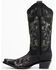 Image #3 - Circle G Women's Inlay Western Boots - Snip Toe, Black/grey, hi-res