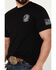 Image #3 - Buck Wear Men's America's Heroes Short Sleeve Graphic T-Shirt, Black, hi-res