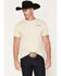 Image #2 - Cody James Men's Lone Rider Short Sleeve Graphic T-Shirt, Sand, hi-res