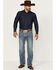 Image #3 - Rock & Roll Denim Men's Pistol Light Wash Regular Straight Jeans, Light Wash, hi-res