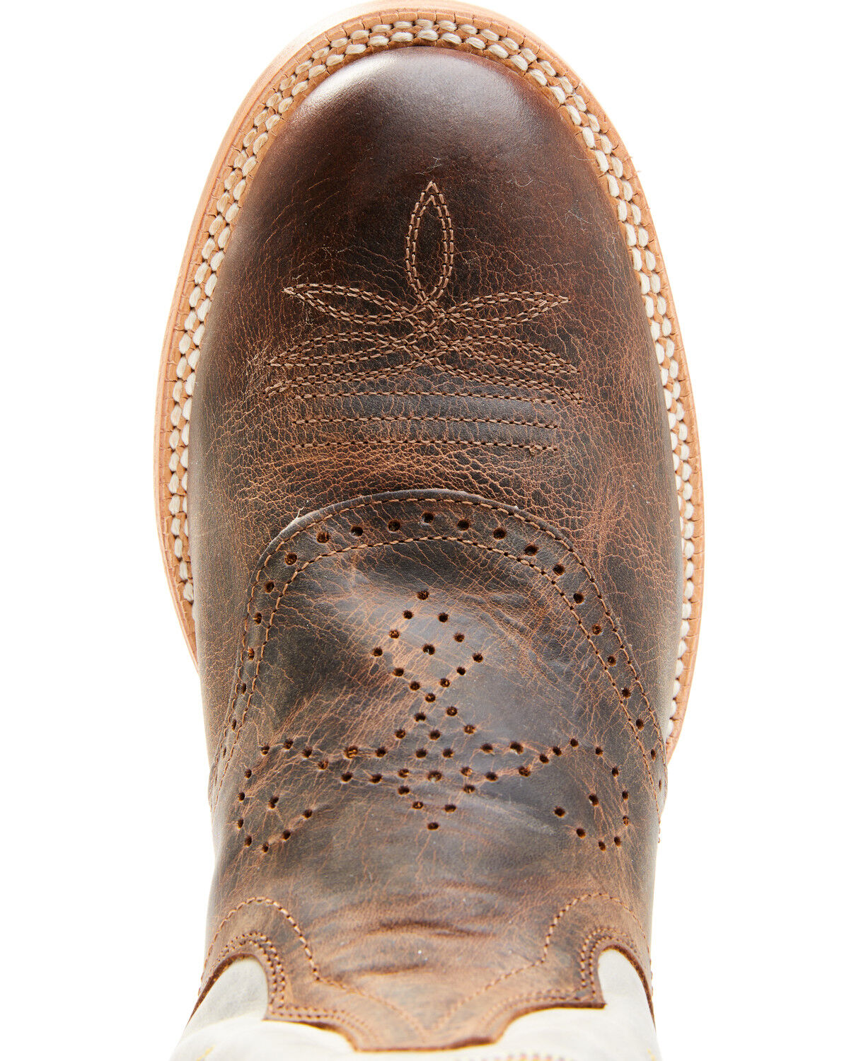 Image #6 - Tony Lama Men's Henley Grey Top Western Boots - Round Toe, Grey, hi-res