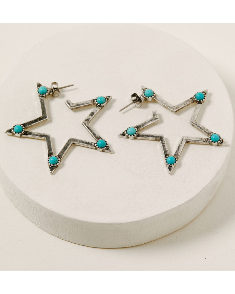 Idyllwind Women's Wish Upon A Star Earrings, Silver, hi-res