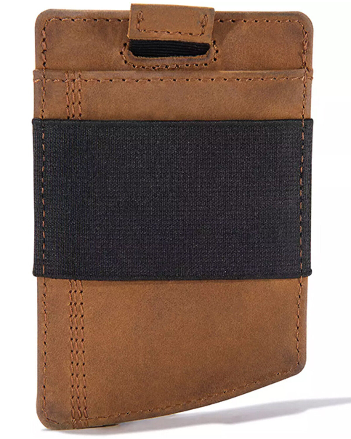 Image #2 - Carhartt Men's Rough Cut Front Pocket Wallet, Brown, hi-res