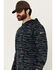 Image #2 - Ariat Men's FR Smoke Hooded Sweatshirt, Blue, hi-res
