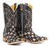 Tin Haul Men's Gunslinger Checkered Western Boots - Broad Square Toe, Brown, hi-res