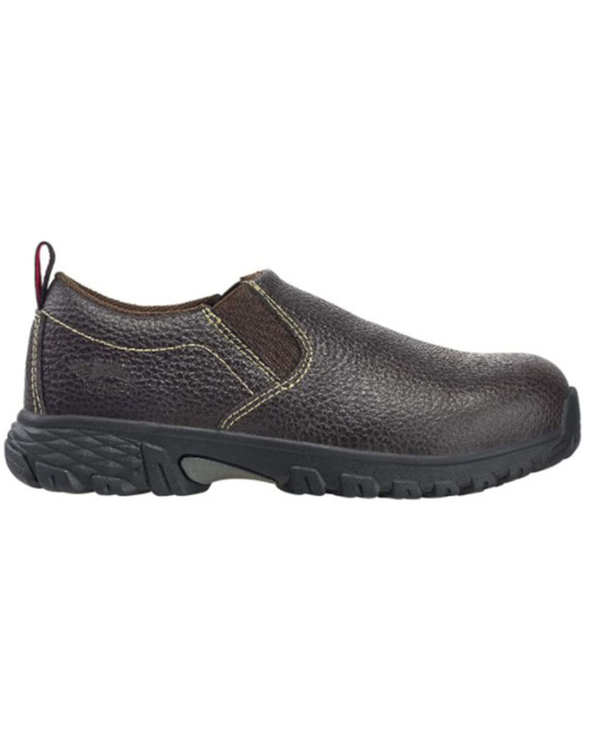 Image #2 - Avenger Women's Flight Brown Work Shoes - Alloy Toe, Brown, hi-res