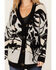 Image #2 - Idyllwind Women's Alice Floral Abstract Cardigan, Grey, hi-res