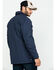 Image #2 - Wrangler Men's Ripstop Quilted Barn Coat, Navy, hi-res
