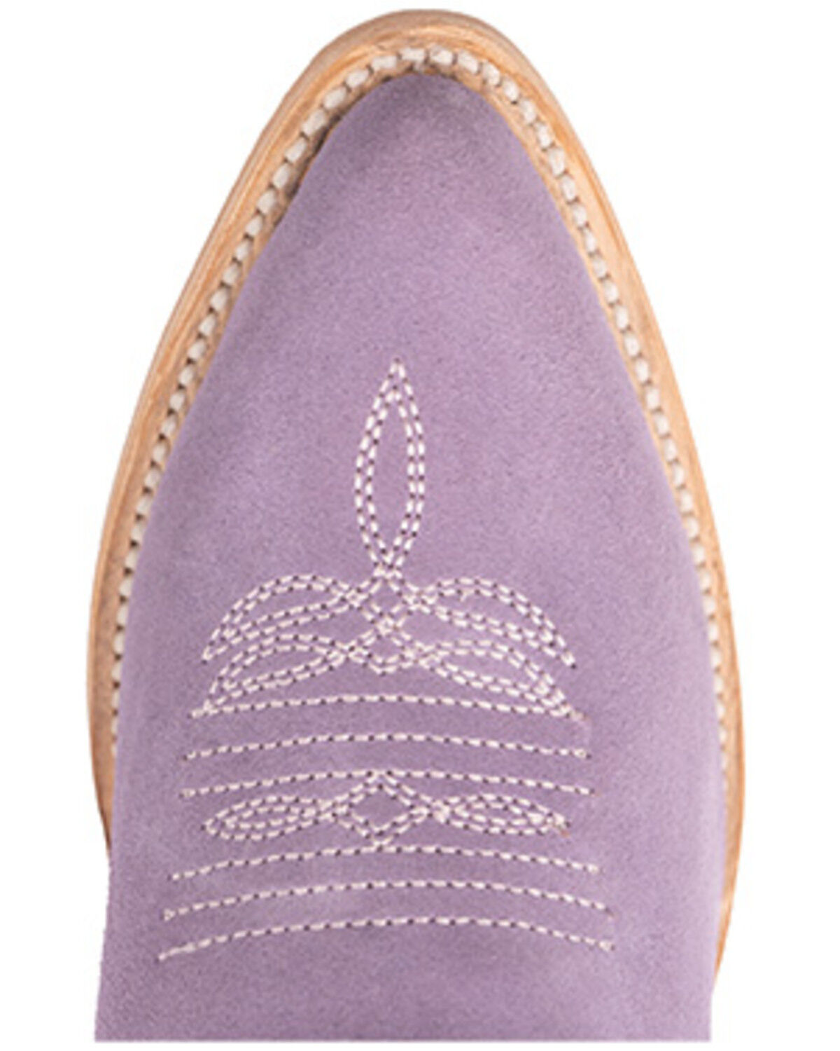 Image #6 - Ferrini Women's Quinn Roughout Western Boots - Round Toe, Light Purple, hi-res