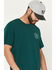 Image #3 - Brixton Men's Oath Short Sleeve Graphic T-Shirt, Dark Green, hi-res
