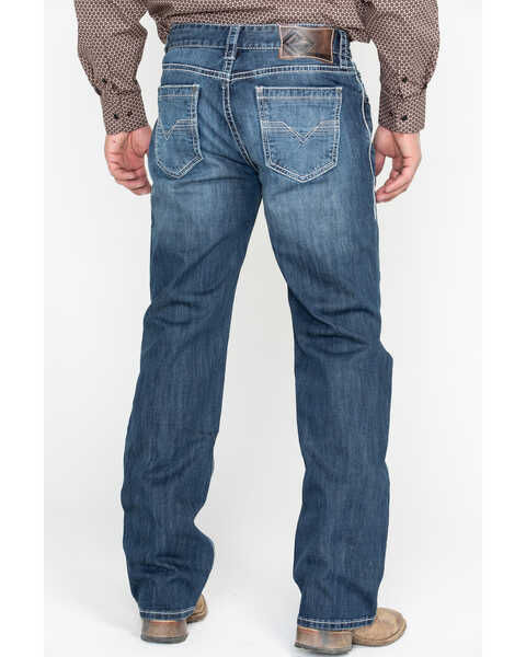 Image #1 - Rock & Roll Denim Men's Reflex Double Barrel Straight Leg Jeans, Blue, hi-res