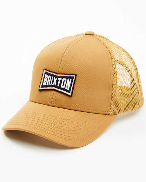 Brixton Men's Truss Logo Ball Cap, Rust Copper, hi-res