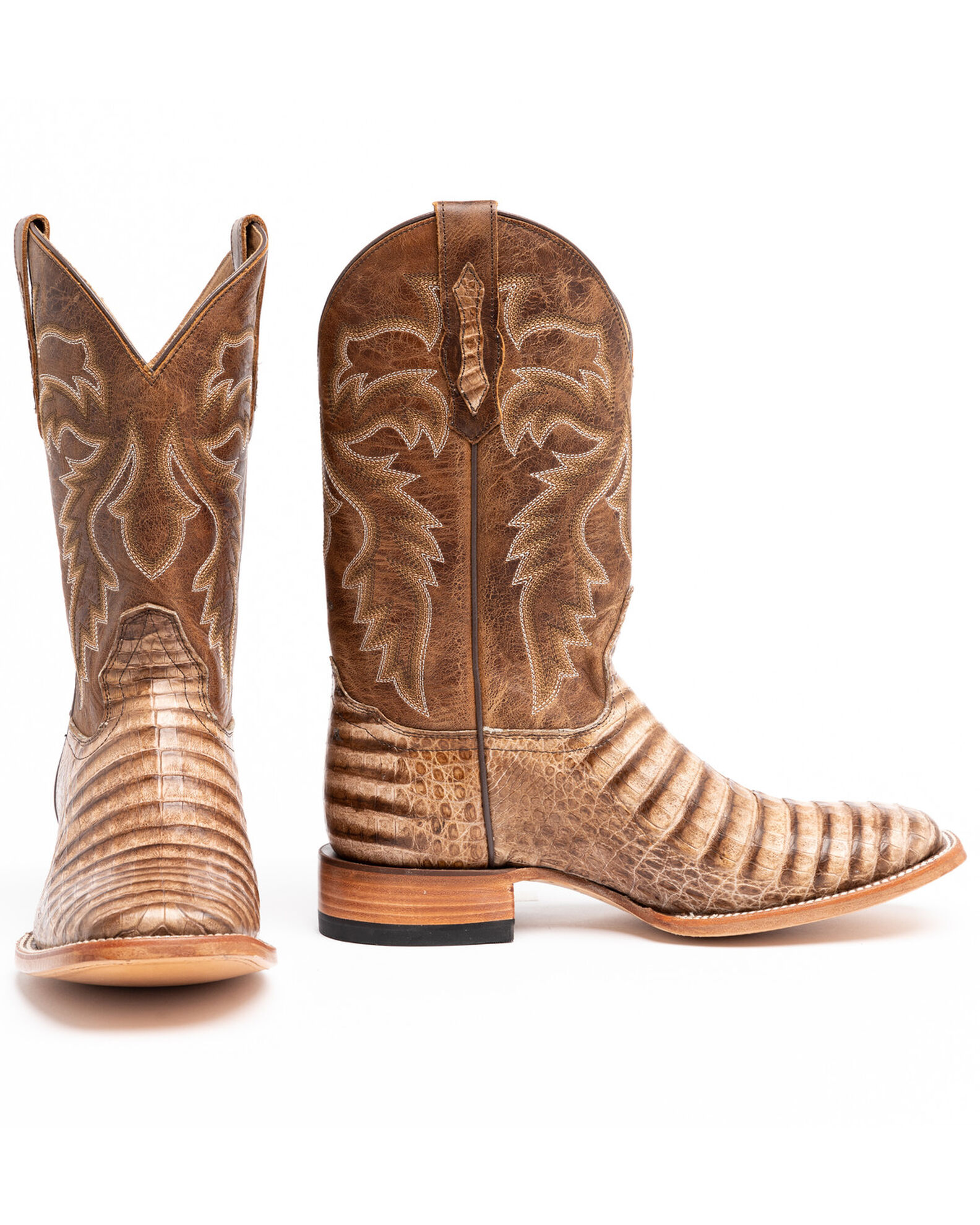 Cody James Men s Caiman Belly Western Boots Broad Square Toe Country Outfitter