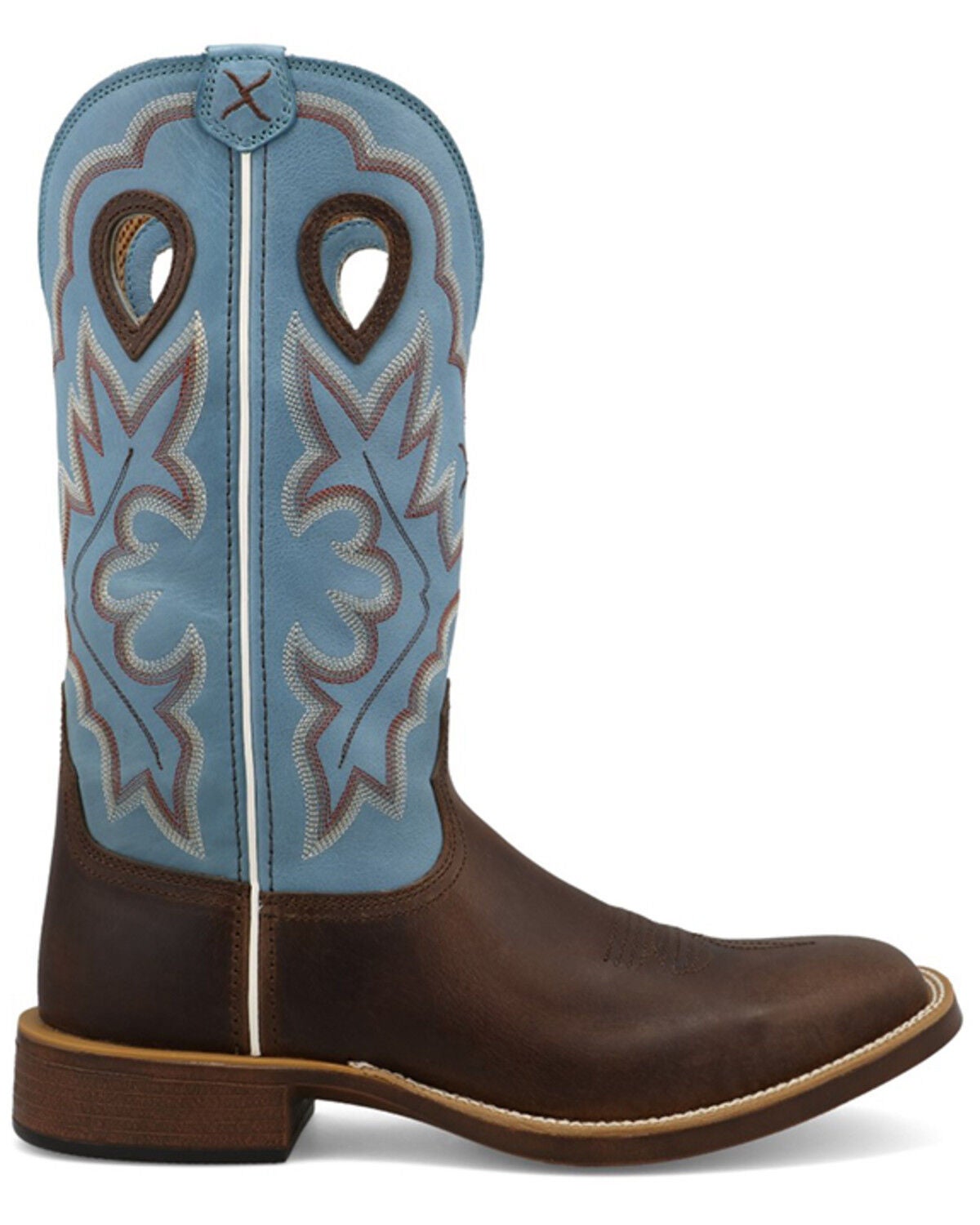 Image #2 - Twisted X Men's Top Hand Tall Performance Western Boots - Broad Square Toe, Dark Brown, hi-res