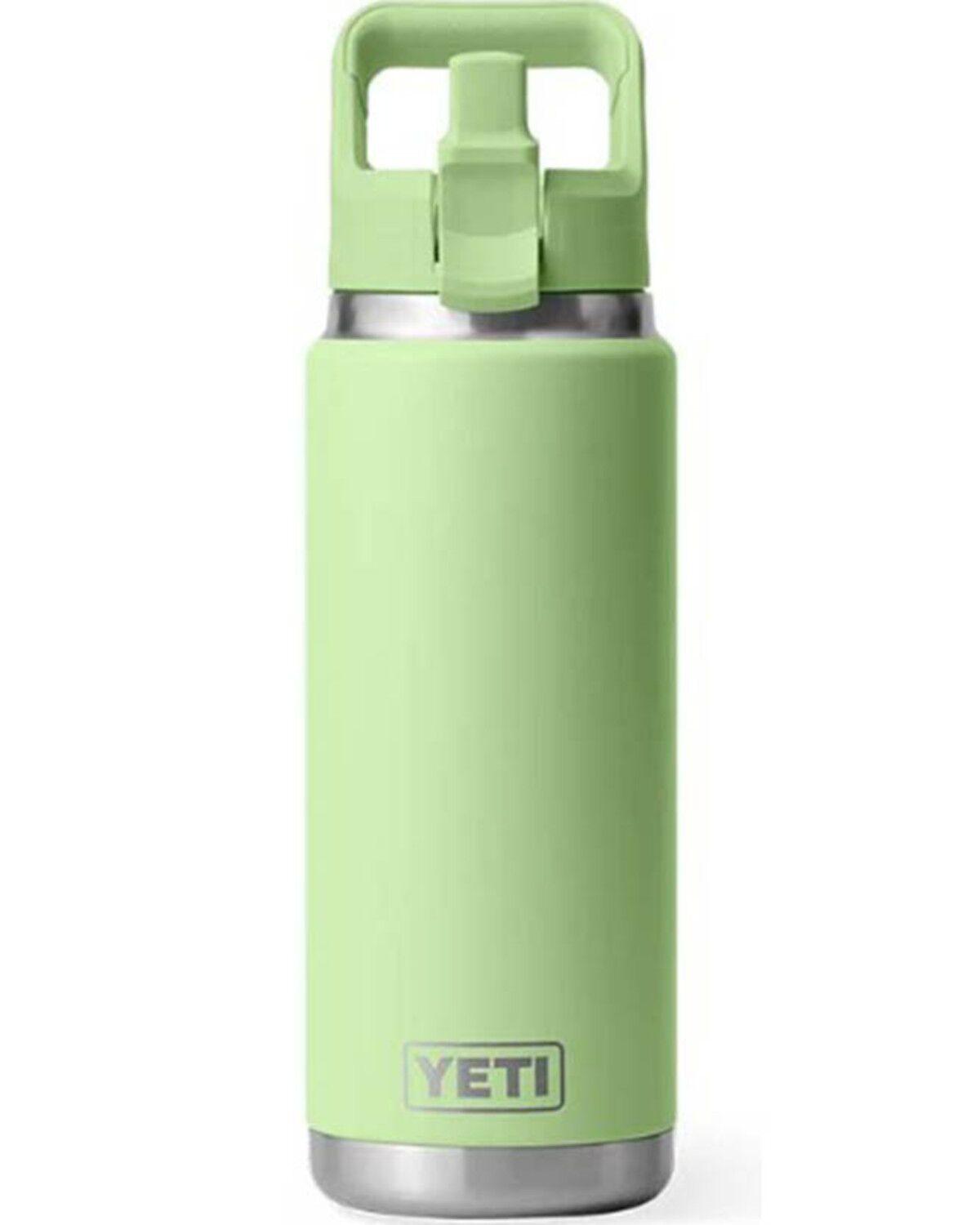Image #1 - YETI Rambler® Straw Lid 26oz Water Bottle, Light Green, hi-res