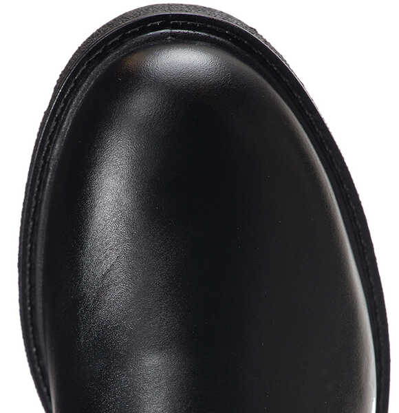 Image #6 - Rocky Men's Pull On Wellington Boots - Round Toe, Black, hi-res