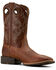 Image #1 - Ariat Men's Sport Rodeo Performance Western Boots - Broad Square Toe, Tan, hi-res