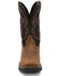 Justin Men's Stampede Rush Western Work Boots - Composite Toe, Brown, hi-res