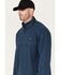 Image #2 - Hawx Men's 1/4 Zip Fleece Pullover, Dark Blue, hi-res