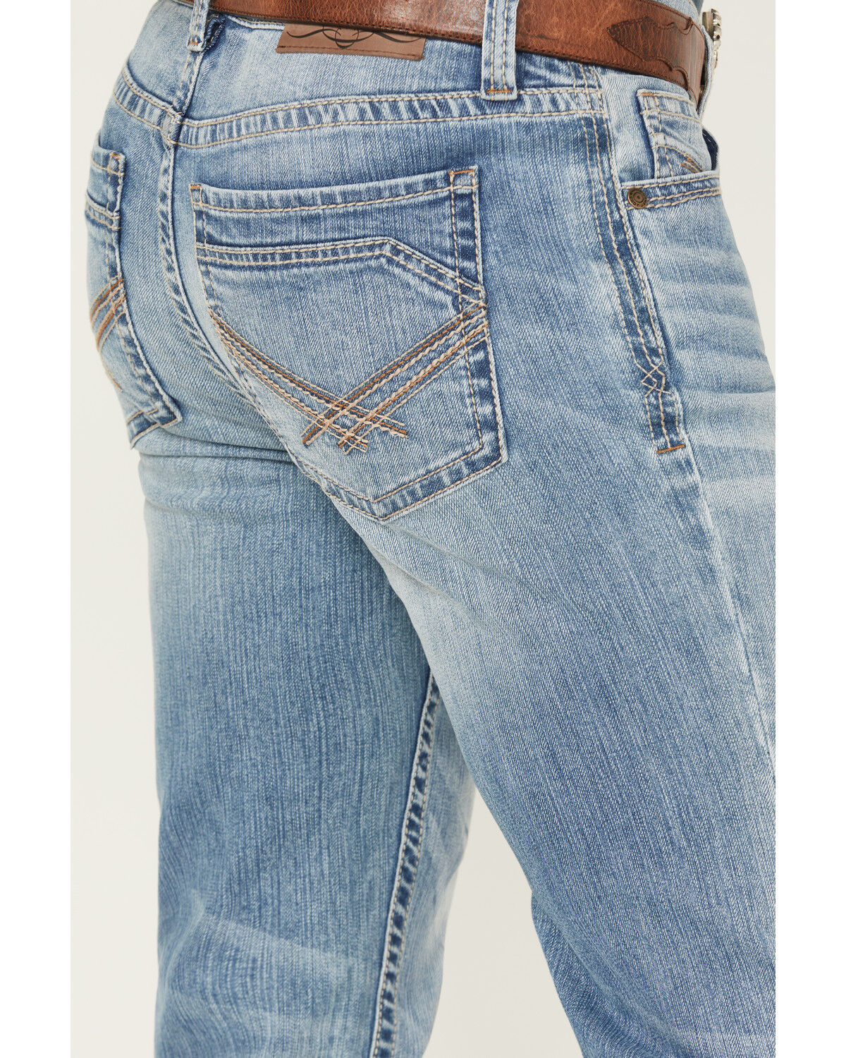 Image #3 - Cody James Men's Montoya Light Wash Slim Straight Stretch Denim Jeans, Medium Wash, hi-res
