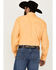 Image #5 - Roper Men's Amarillo Collection Solid Long Sleeve Western Shirt, Yellow, hi-res