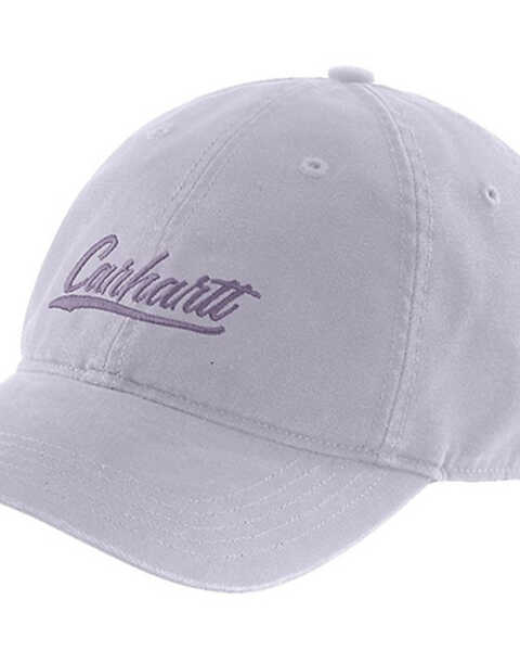 Carhartt Women's Canvas Logo Baseball Cap , Lavender, hi-res
