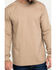 Cody James Men's FR Logo Long Sleeve Work T-Shirt - Tall, Beige/khaki, hi-res