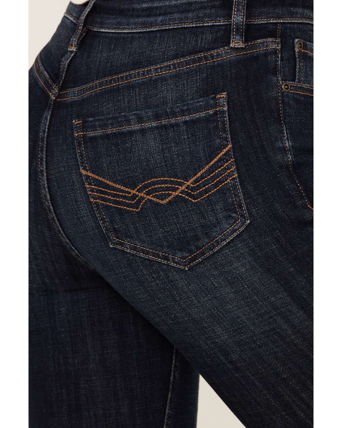 Image #4 - Idyllwind Women's Dark Wash Vista Drive Outlaw Trouser Flare Denim Jeans, Super Dark Wash, hi-res