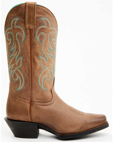 Image #2 - Shyanne Women's Xero Gravity Embroidered Performance Western Boots - Square Toe, Brown, hi-res