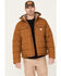Image #1 - Carhartt Men's Rain Defender® Loose Fit Midweight Insulated Jacket, Brown, hi-res