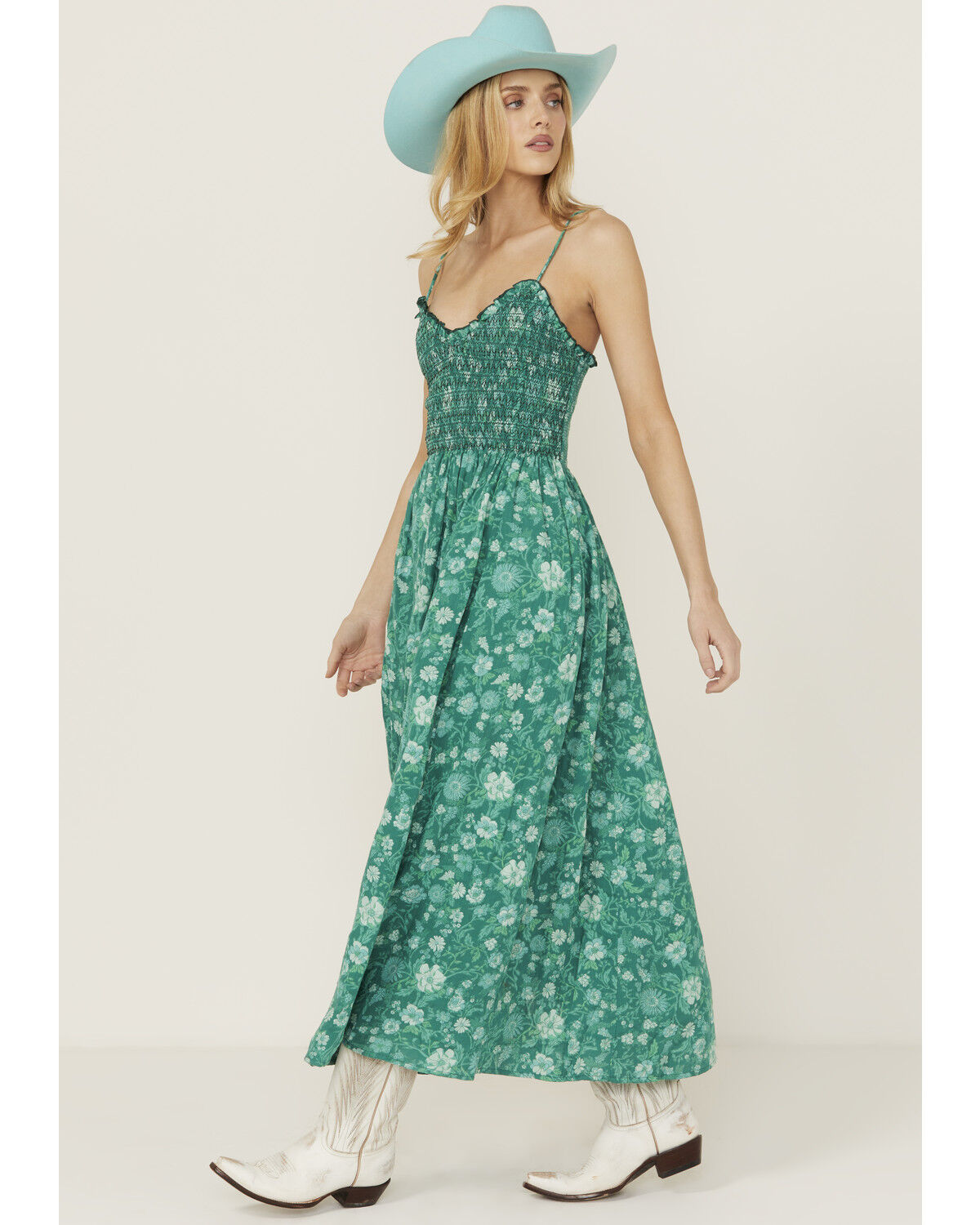 Image #3 - Free People Women's Sweet Nothings Floral Print Midi Dress, , hi-res