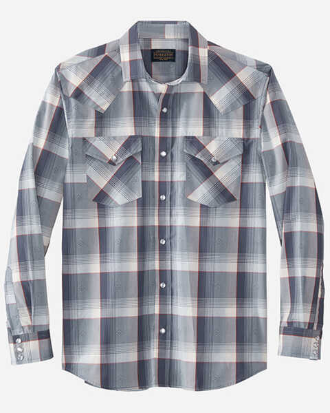 Pendleton Men's Plaid Long Sleeve Snap Western Shirt , Multi, hi-res