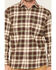Image #3 - Carhartt Men's Hamilton Rugged Flex Lightweight Plaid Print Long Sleeve Button-Down Stretch Flannel Shirt, Green, hi-res
