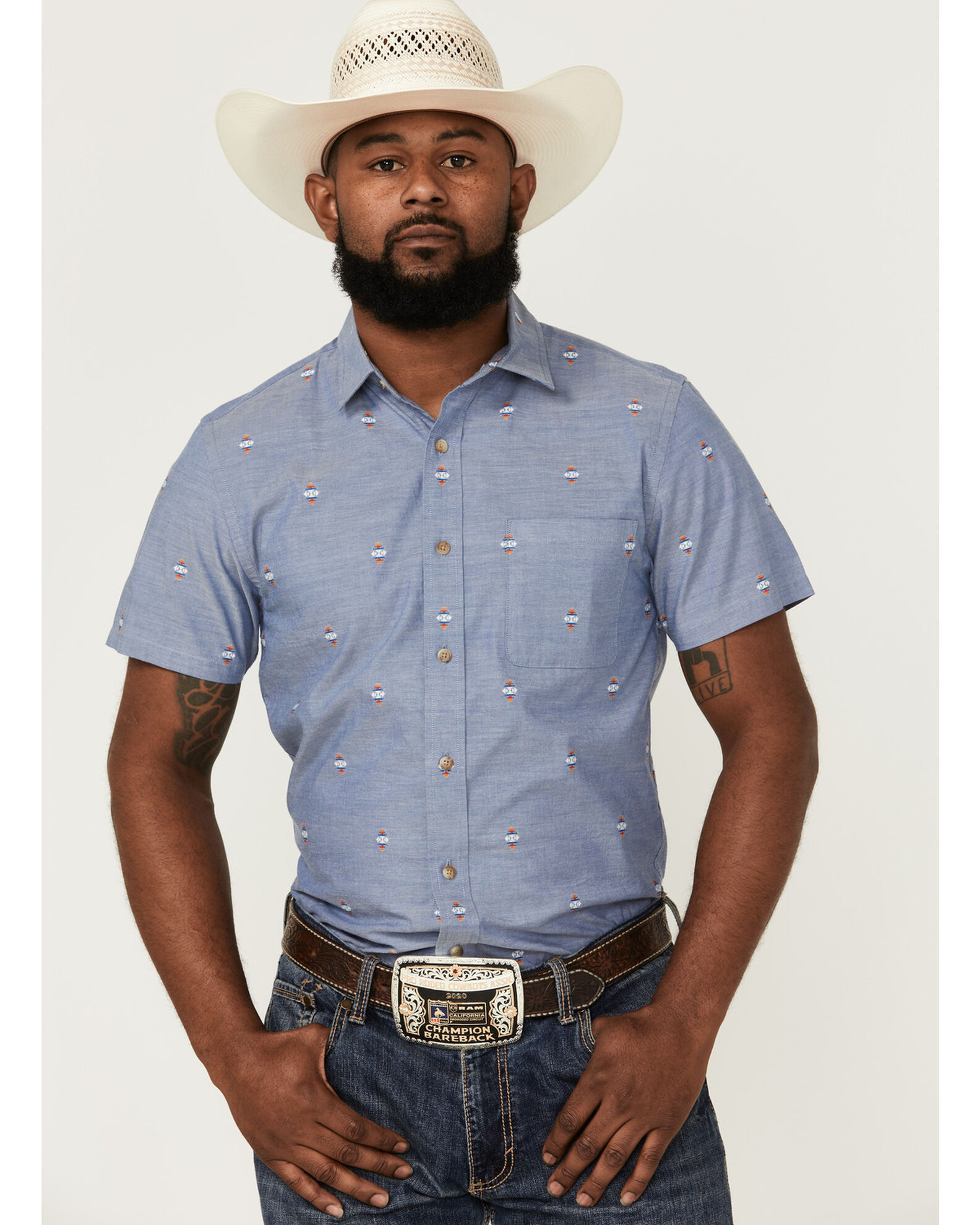 Button down cowboy hotsell shirt