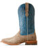 Image #2 - Ariat Men's Circuit Rockridge Western Boots - Broad Square Toe, Grey, hi-res