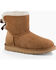 Image #1 - UGG Women's Mini Bailey Bow II Boots - Round Toe , Chestnut, hi-res