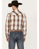 Image #4 - Gibson Men's Stampede Plaid Print Long Sleeve Pearl Snap Western Shirt, , hi-res