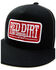 Image #2 - Red Dirt Hat Men's Embroidered Logo Tag Patch Mesh Back Cap, Black, hi-res