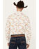 Image #4 - Ariat Men's Team Charlie Floral Print Logo Long Sleeve Button-Down Western Shirt - Tall , Natural, hi-res