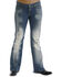 Stetson Women's 816 Fit Distresed Bootcut Jeans, Denim, hi-res