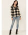 Image #4 - United By Blue Women's Plaid Print Responsible Button Down Western Flannel Shirt , Black/white, hi-res