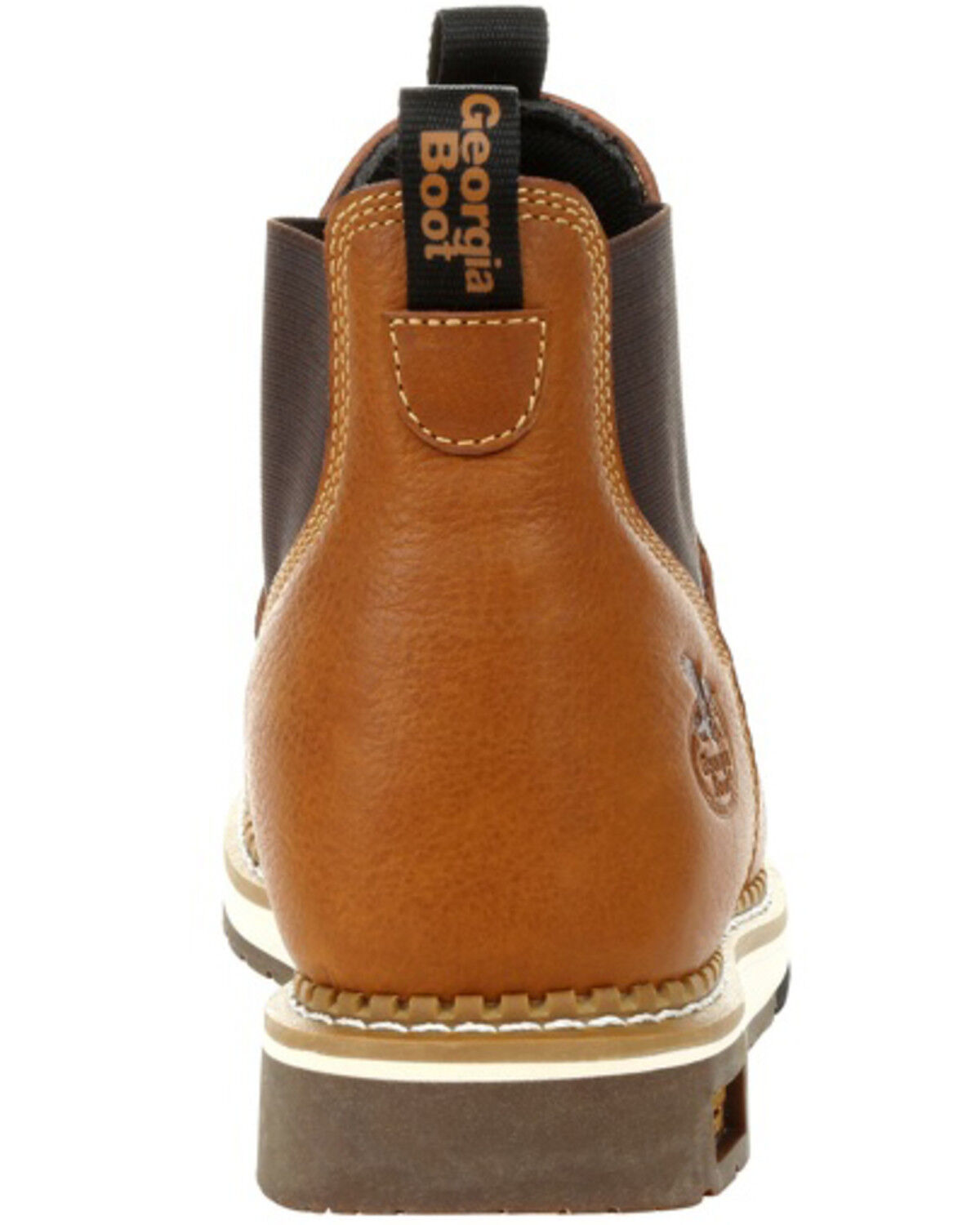 Image #4 - Georgia Boot Men's AMP LT Wedge Chelsea Work Boots - Soft Toe, Brown, hi-res